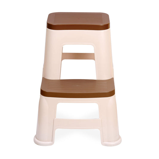 Nilkamal Step Stool 31 (Basket Beach / Rattan Dark Beige)