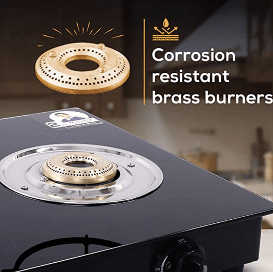 वंडरशेफ प्लैटिनम प्लस 3 बर्नर ऑटो ग्लास कुकटॉप 6 मिमी टफन्ड ग्लास कुकटॉप स्टेनलेस स्टील ड्रिप ट्रे एंटी स्किड लेग्स बड़े पैन सपोर्ट पाइज़ो के साथ ऑटो इग्निशन गैस लाइटर की आवश्यकता नहीं