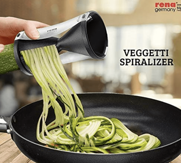 Rena Germany Plastic Vegiti Spiralizer, Silver