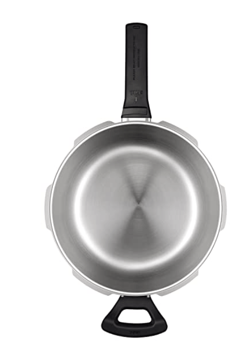 Stahl Triply Stainless Steel Pressure Cooker 3 Litre Outer Lid | Broad Pressure Cooker | Triply Cooker With Gas & Induction Base | Safe & Long Lasting Steel Cooker | Xpress Cooker 9253