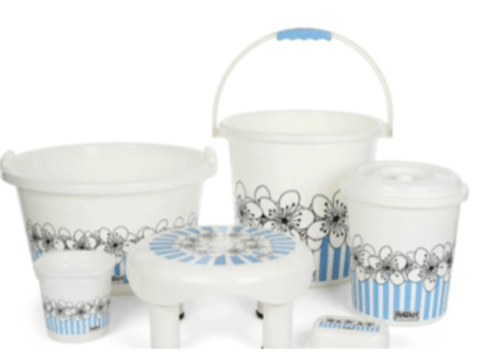Blassom bath set 6 pcs