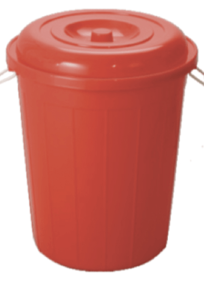 Storage bucket with lid 120ltr