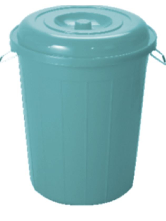 Storage bucket with lid 80ltr