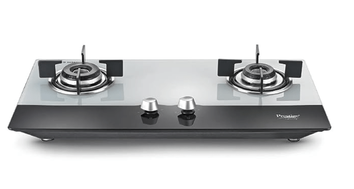 பிரெஸ்டீஜ் டிசையர் ஹாப் டாப் PHTD 02 Al, 2 பர்னர் & ஆட்டோ இக்னிஷன்