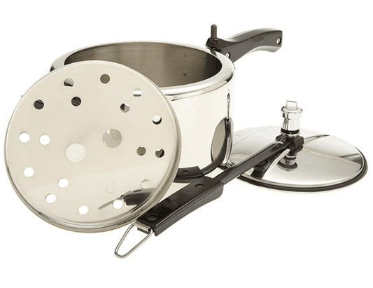 Hawkins 3 Litre Inner Lid Pressure Cooker, Stainless Steel Cooker, Tall Design Cooker, Induction Cooker, Silver (HSS3T)