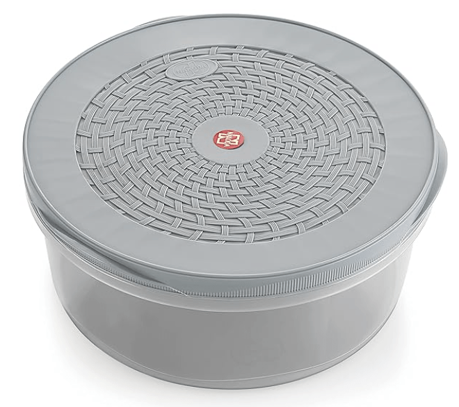 Nakoda Crystal Storage Container & Organizer Set for Kitchen, Refrigerator & Home Use,3 pcs set color may vary