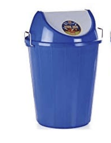 ARISTO Swing Lid Garbage Waste Dustbin 25 LTR (Blue), (37.5(D) x 49)