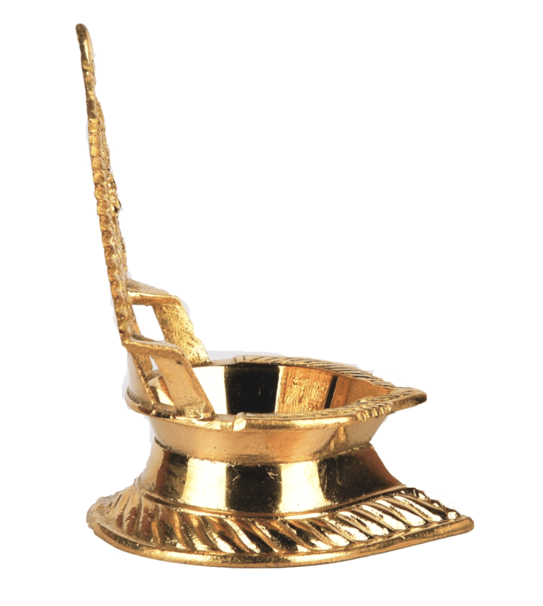 பாரம்பரிய பித்தளை கஜலக்ஷ்மி விளக்கு