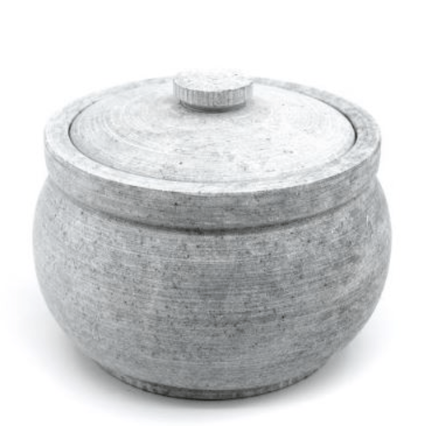 SOAPSTONE CURD JAR