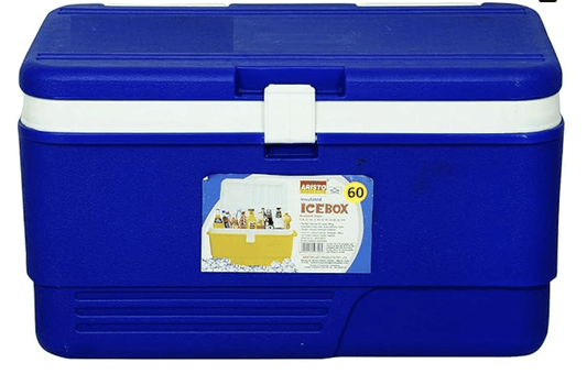 ARISTO Plastic Insulated Chiller Ice Box, 60 Liter,Blue