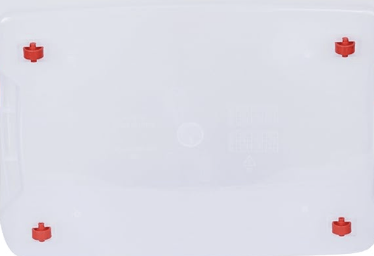 ARISTO Plastic Multipurpose Storage Container Box 45 L (54.5 x 40 x 33 cm, Clear) - Pack of 2, Rectangular