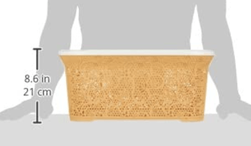 Aristo Virgo 333 Basket for Multipurpose Use 21 Litre - Color May Vary, ( 46 x 32 x 20.5 cm )