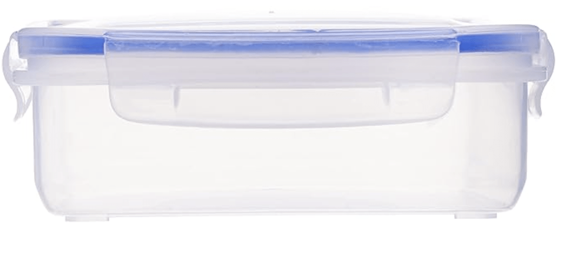 Aristo Lock & Fresh 301 Plastic Storage Container - 1100 ML, Transparent Clear, large (LOCK&FRESH301) (22 x 15.5 x 6cm)