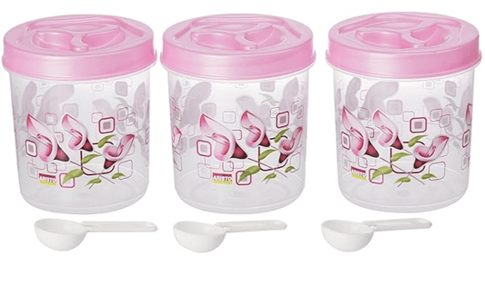 Aristo Store Queen 222 Plastic Storage Container- 500 ml (3 PCS SET)