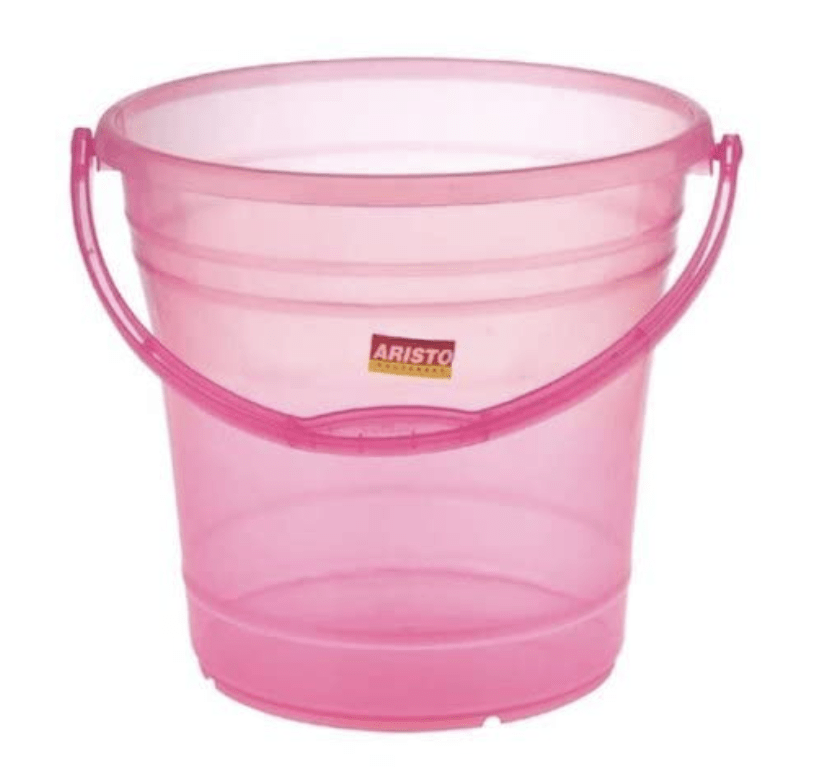 Aristo Dyna5 Plastic Bathroom Bucket - 4.7 Litre (Colour May Vary), (22(D) x 18.5 cm)
