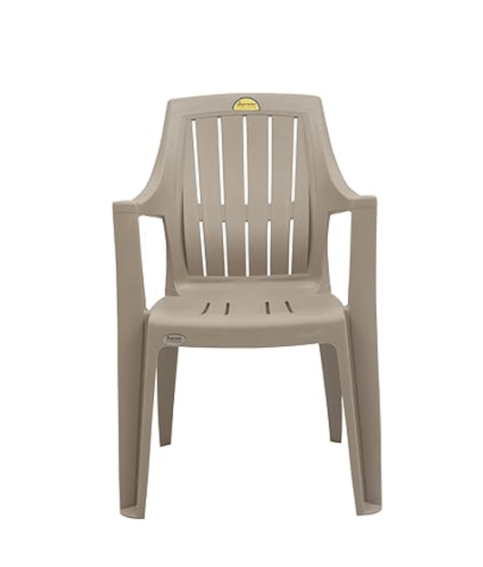 Supreme Turbo Plastic Super Chairs (Set of 4, Dark Beige)