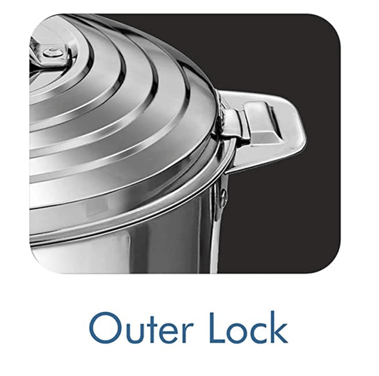 மில்டன் கேலக்ஸியா 7500 இரட்டை சுவர் கொண்ட ஸ்டெயின்லெஸ் ஸ்டீல் கேசரோல், 6.2 லிட்டர், வெள்ளி | PU இன்சுலேட்டட் | சூடான & குளிர் | சுகாதாரம் | மணமற்றது