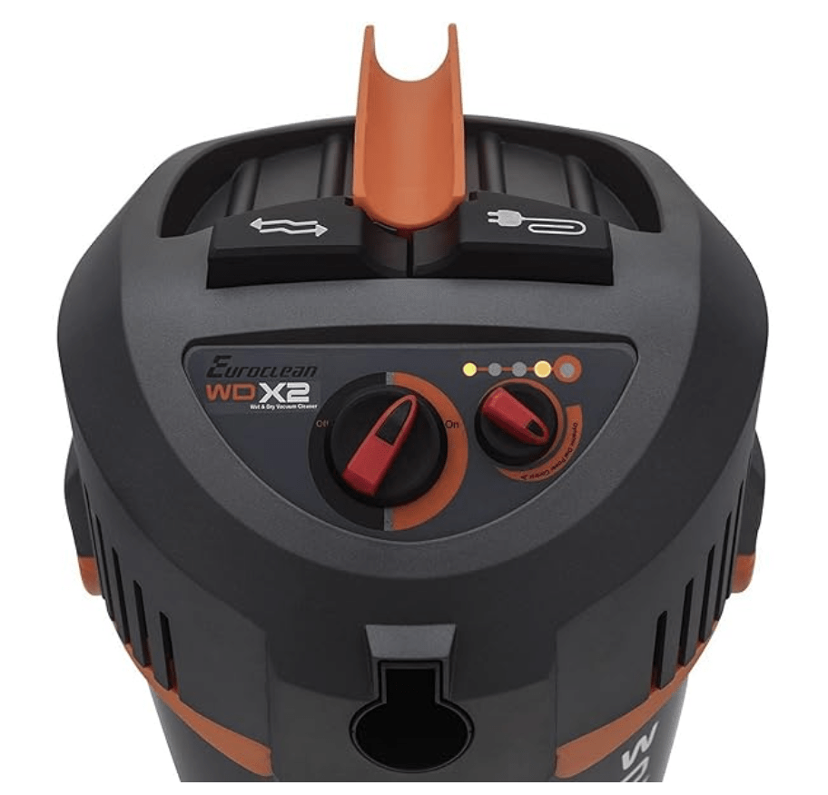 Eureka Forbes Euroclean WD X2 Wet and Dry Vacuum Cleaner (Black & Orange)