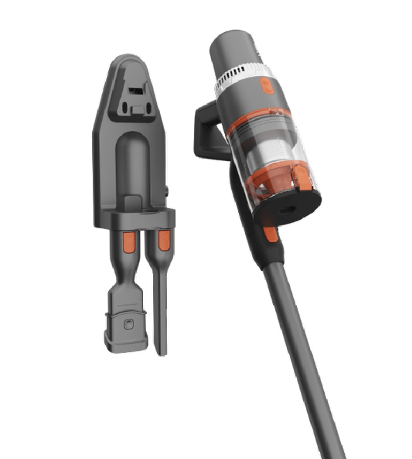 Eureka Forbes Cordless Vaccum Cleaner with ABS Body, Dust Tank, 15-40 Minutes Runtime, 4 Hours Charging (Orange and Black)