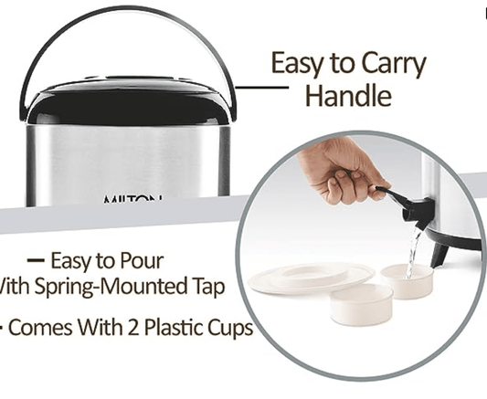 மில்டன் ஸ்டெல்லர் 5 தெர்மோஸ்டீல் வாட்டர் ஜக், 4.6 லிட்டர், வெள்ளி