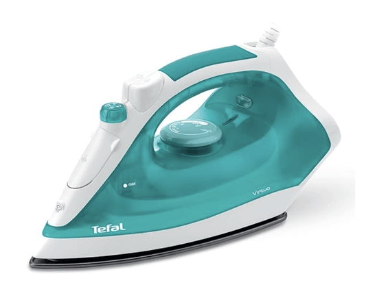 Tefal Plastic Virtuo 1400-Watt Steam Iron (Green), 1400 Watt