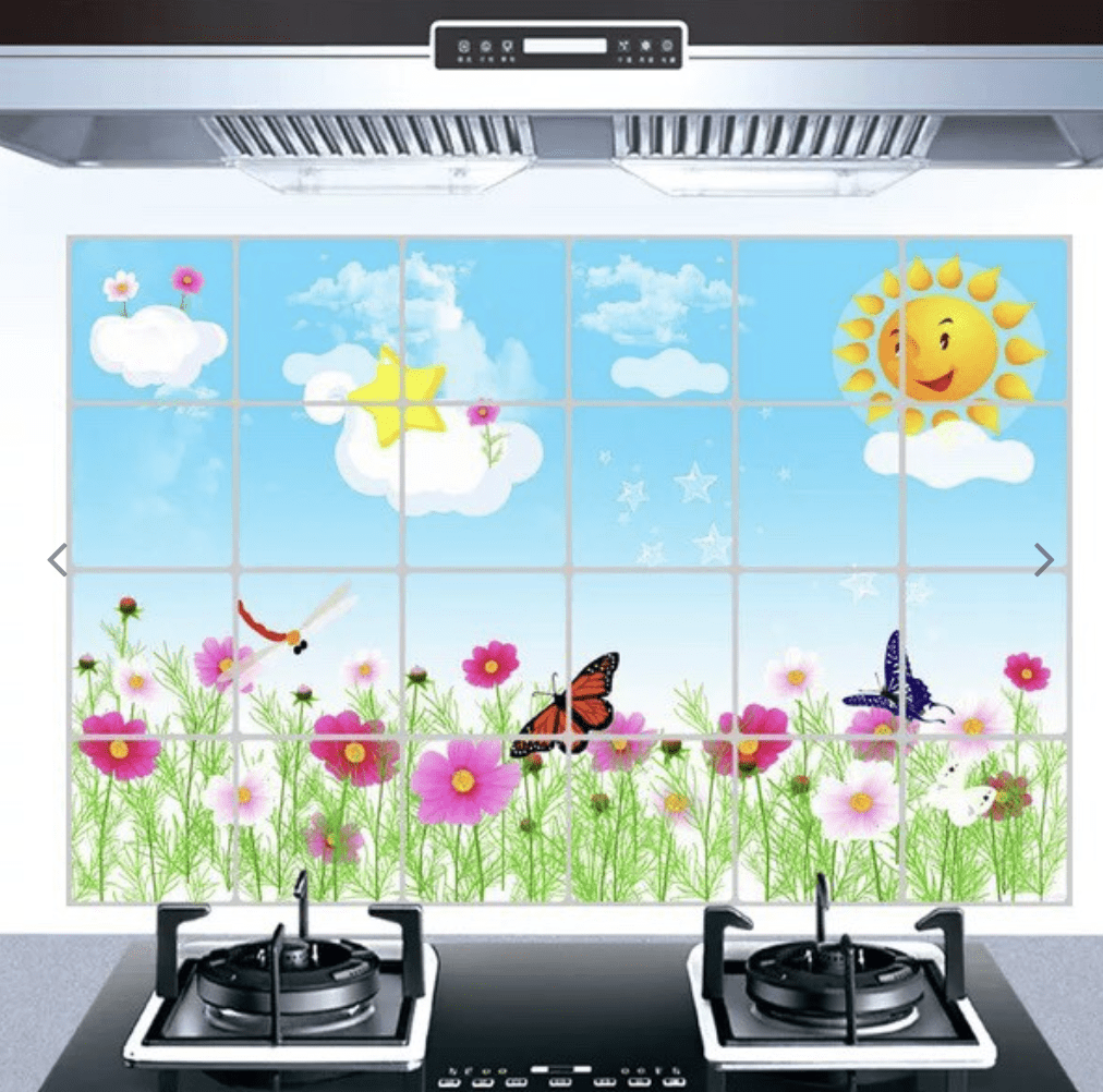 Anti-Oil Kitchen Wall Stickers Wallpaper