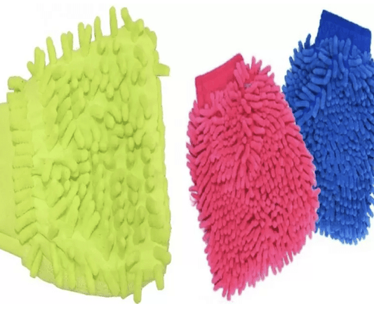 GLOVES Wet and Dry Glove Set (Free Size Pack of 3)