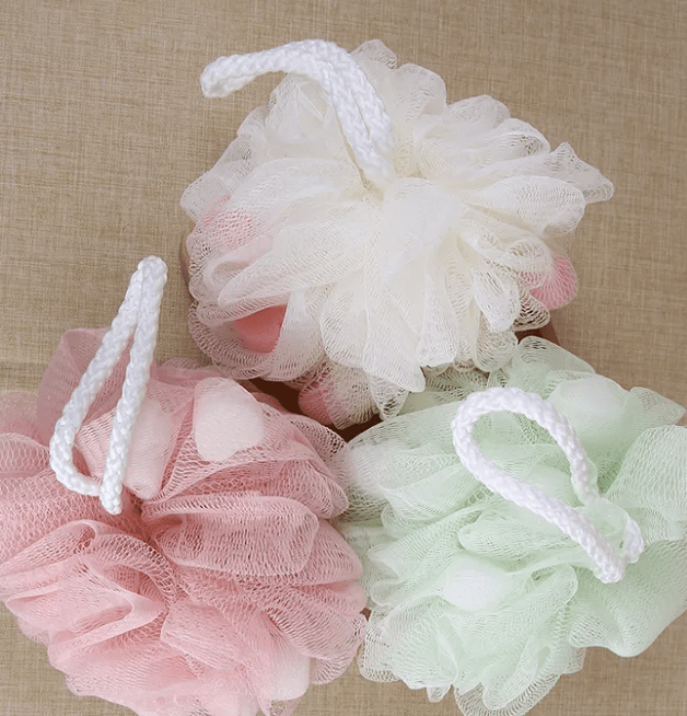 இயற்கை உடல் ஸ்க்ரப்பர் மெஷ் ஷவர் பாத் பால்ஸ் ஸ்பாஞ்ச் லூஃபா பாத் ஸ்பாஞ்ச்