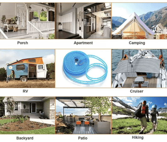 Rope For Drying Clothes Nylon Retractable Clothesline (5 m)