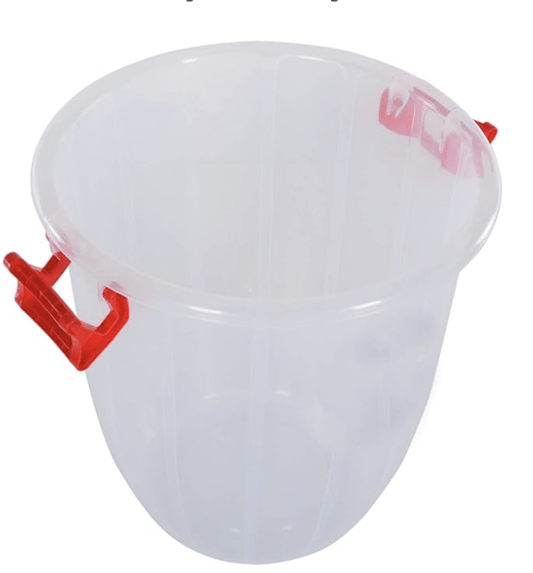 Nakoda Plastic Turbo Bucket with Lid for Multipurpose Storage-Bucket/Drum,50 LTR (Opaque), (47.1(D) x 57.2) cm