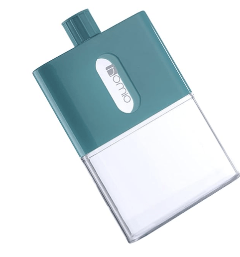 Hip Flask Flat Water Bottle 600ml A5 Travel Water Kettle Wine Pot Whiskey Bottle for Outdoor Sports Camping Gym Fitness