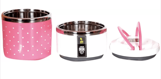 Homio 8504 Double Layer 2 Containers Lunch Box (930 ml, Thermoware)