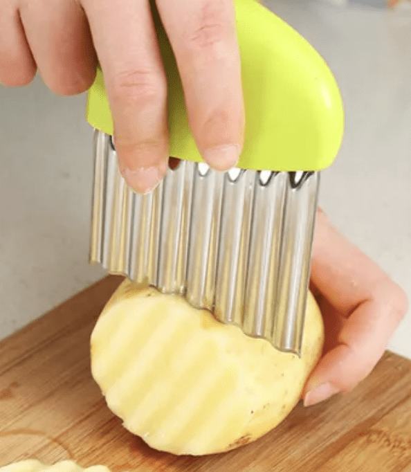Wave Onion Potato Slicer Cutter Wrinkled French Fries Salad Corrugated Cutting Chopped Potato Slices Knife Kitchen Gadgets