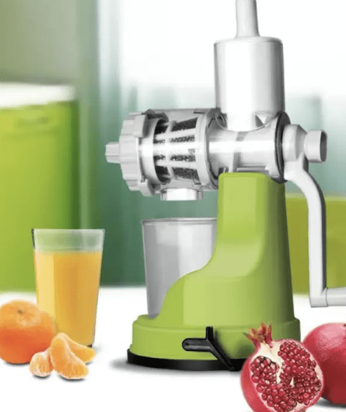 ANJALI Plastic Multi Purpose Juicer Hand Juicer (White, Green)