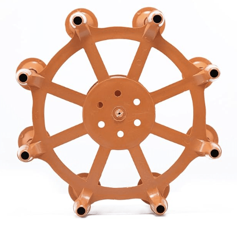 अंजलि नायलॉन ग्लास और चम्मच ऑर्गनाइज़र, 20.2x20.2x10.5 सेमी, भूरा