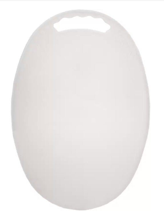 ANJALI Plastic Cutting Board (White Pack of 1 Dishwasher Safe)