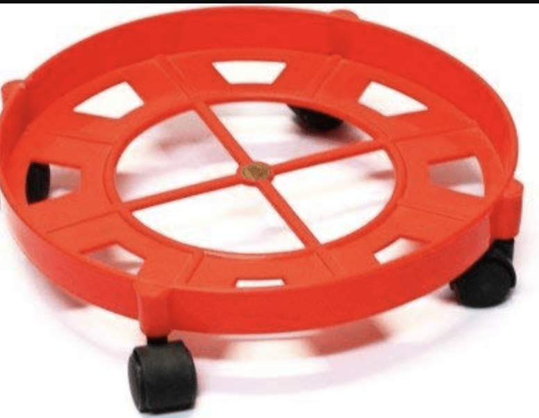 Gas Cylinder Trolley with Wheels|Gas Trolly|Lpg Cylinder Stand,Color May Vary
