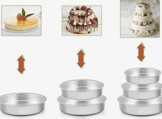 வட்ட கேக் அச்சு பேக்கிங் அலுமினிய தட்டு