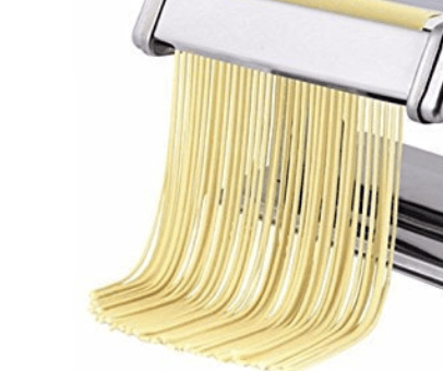 pasta maker machine Pasta Machine, 150 Roller Manual Noodles Makers with 7 Adjustable Thickness Setting, 2 Size Stainless Cutter, Clamp, and Hand Crank, Perfect for Homemade Spaghetti Lasagna or Dumpling Skin Pasta Maker Pasta Maker