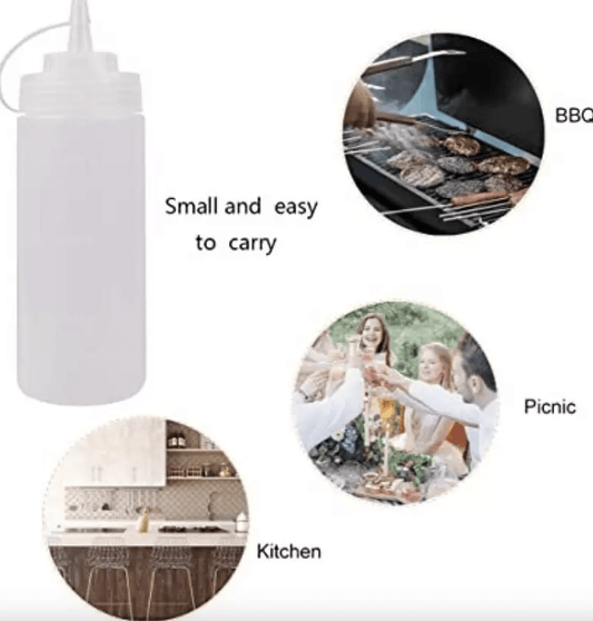 White Asso Sauce Bottle: Perfect for Home Cooking and BBQs!