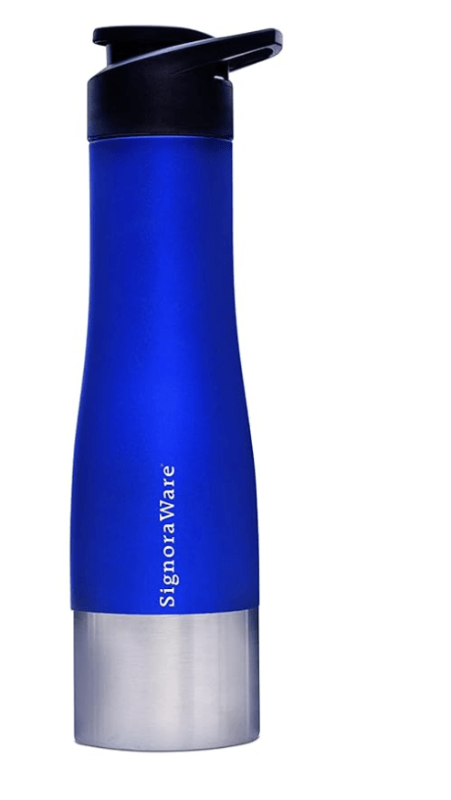Signoraware Clark Dual tone Single Walled Stainless Steel Fridge Water Bottle, 750ml