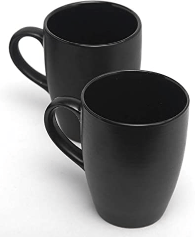 Roxx Black Beauty Mug, 350ml, Set of 2