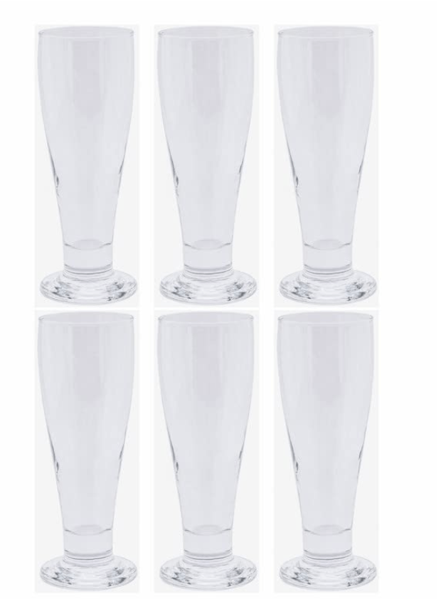 Roxx Pilsner Juice Glasses Lagoon Tumbler Set of 6 Pieces 315 ML