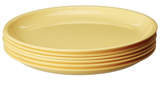 Signoraware Round Plastic Full Plate Set, Set of 3 or 6