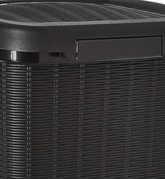 Signoraware Modern Lightweight Dustbin for Home and Office 12Ltr, Black