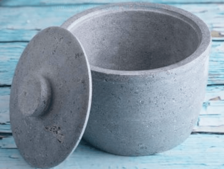 SOAPSTONE KITCHEN STORAGE CONTAINERS (CURD SETTER-SPICE STORAGE)