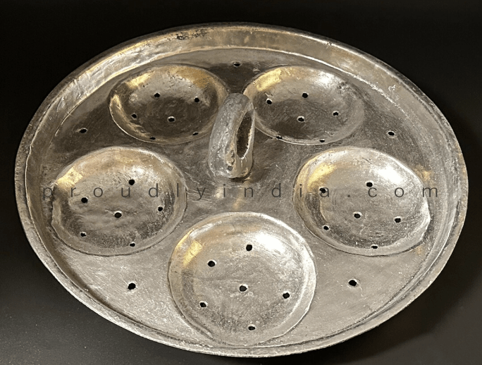 பாரம்பரிய இட்லி பாத்திரம் (இட்லி குக்கர்-இட்லி தயாரிப்பாளர்-ஸ்டீமர்) - பாலிஷ் செய்யப்பட்டது