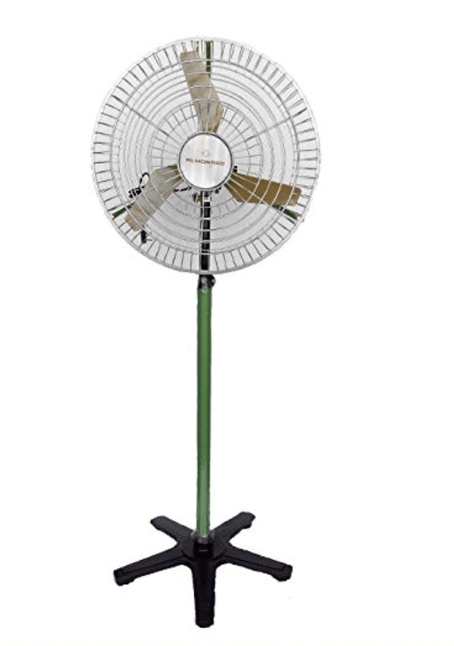 Almonard 24 Inch Air Circulator Pedestal Fan Green