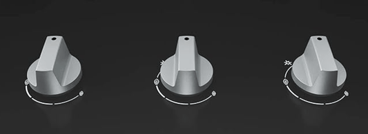 Bosch Built in Gas Hob Black Tempered glass Glass 3 Burner Auto Ignition 70 cm 2 Mini Triple Ring Brass Burner and 1 Double Ring Brass (PMD83D31NX)