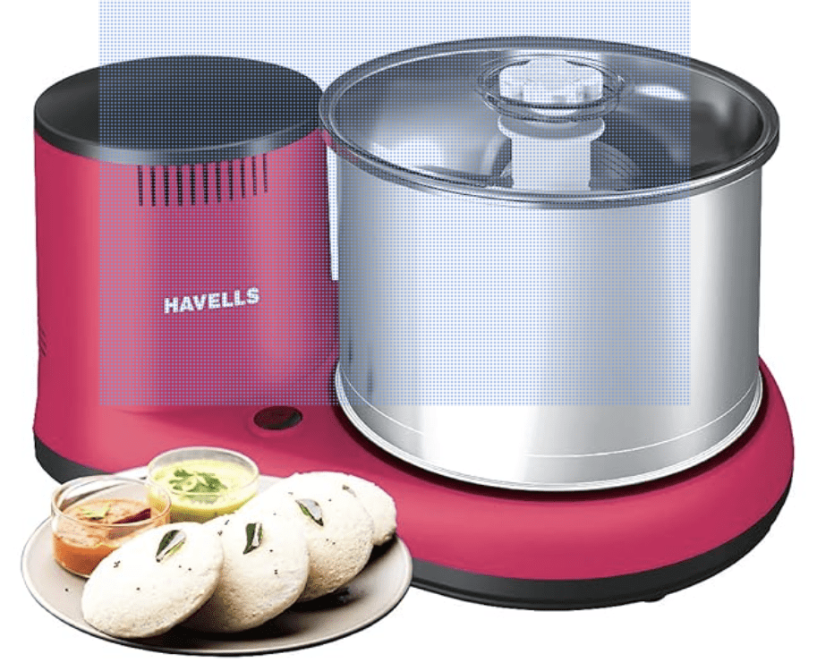 हैवेल्स अलाई 2 लीटर 150 वाट वेट ग्राइंडर (गुलाबी) |ABS